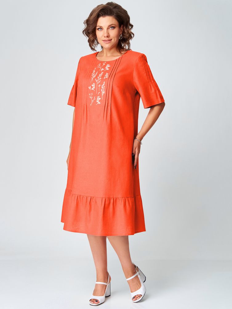 Dress Michelle Style #1280 oranzhevyj