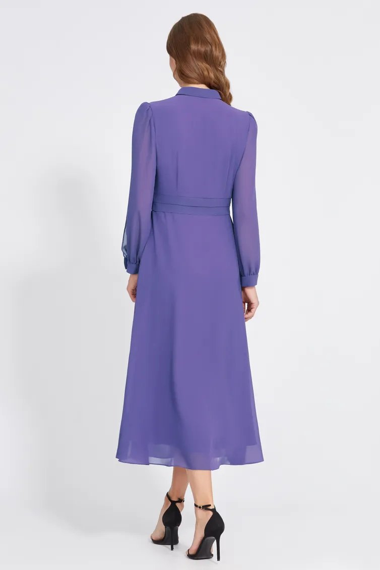 Sukienka BAZALINI #4816 fiolet