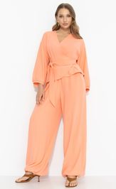 Blouse CHARUTTI Vosxititelnye oxvaty (teplyj korall)