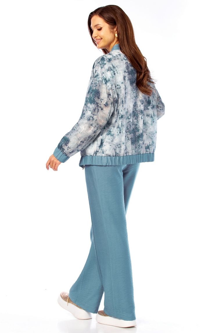 Комплект Milora арт. 1454 синий + абстракция