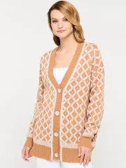 Кардиган Newvay арт. 9232-91004 карамель/св.беж