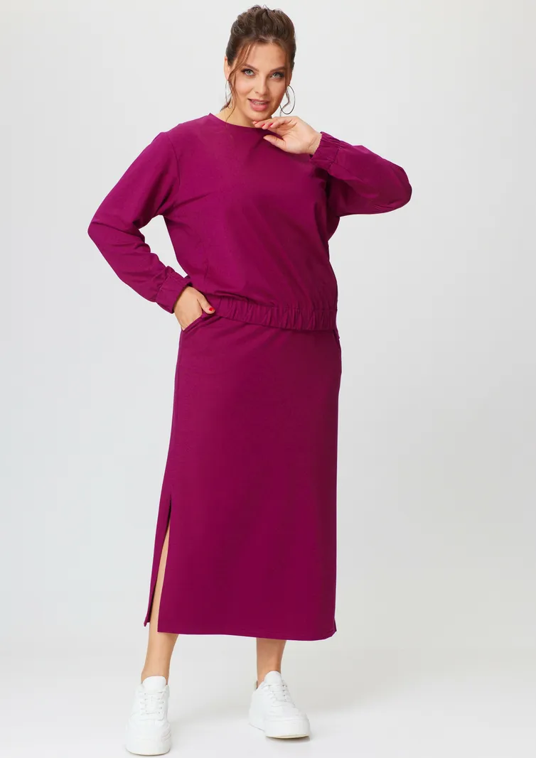 Zestaw STEFANY #2083 bordovyj