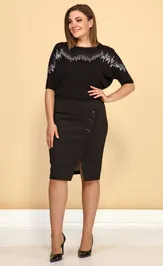 Skirt Klever 0391 chernyj