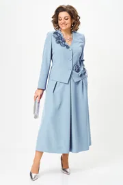 Suit LS #25105 goluboj