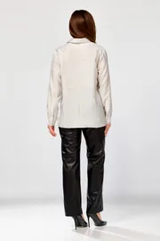 Blouse MALI #625-088 seryj