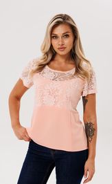 Блуза Anelli Laurel 1653 персиковая дымка