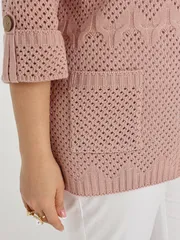Sweter BONADI #2187 pudra