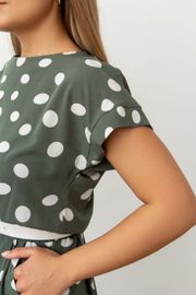 Dress TOOK A LOOK & Angelika #A-229 gorox na olive