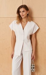 Жилет Panda 120730 молочный