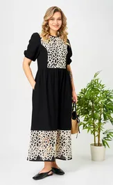 Dress Ava fashion M-192 chernyj