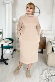 Sukienka Rumoda #2178 bezhevyj