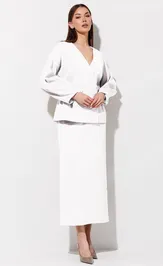Юбка V&N fashion 1112_белый