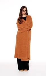 Sweter Elletto Life 13053 ryzhij