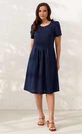 Dress Alta Moda 1033-7 temno-sinij