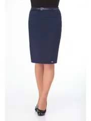 Spódnica Elite Moda #3491 sinij