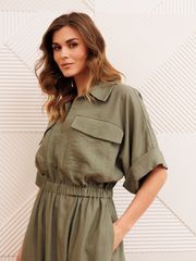 Платье GIZART арт. 5444 хаки