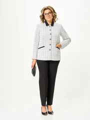 Костюм Vilena-fashion арт. 1197 белый+черный