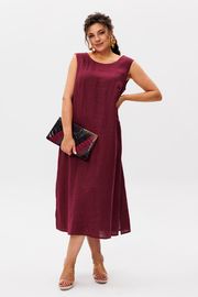 Платье Anelli Laurel арт. 1472 вишневый сумрак