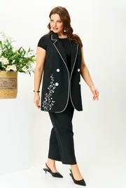 Żakiet Ava fashion #M-111 chernyj