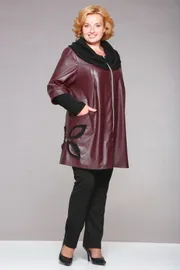 Пальто Michel Chic арт. 346/1 бордо