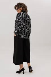 Blouse Anelli Laurel #1663 mramor nero