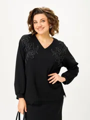 Garnitur Vilena-fashion #1169 chernyj