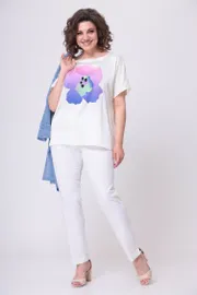 Zestaw Ladis Line #1455 belyj+goluboj