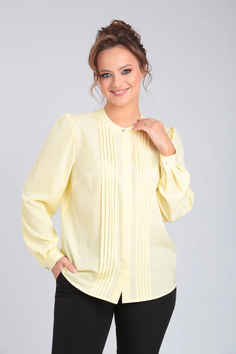 Bluzka Lady Line #549 zhelt dekor