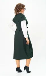 Платье Michel Chic 2176 темная хвоя