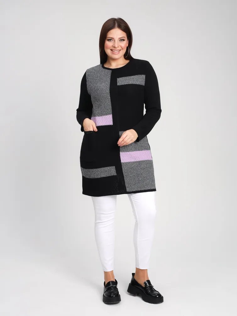 Jumper BONADI #1899 chernyj-lilovyj