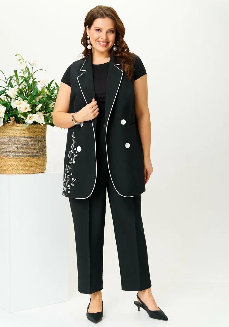 Żakiet Ava fashion #M-111 chernyj