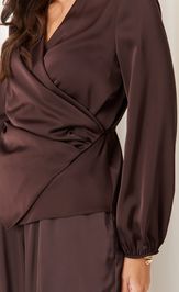 Блузка Panda 119440 коричневый