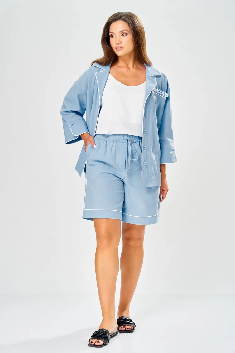 Костюм Ava fashion арт. М-218 голубой