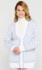 Кардиган Newvay 9232-91004 бел/лед
