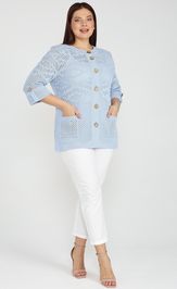 Кардиган BONADI 2178 голубой