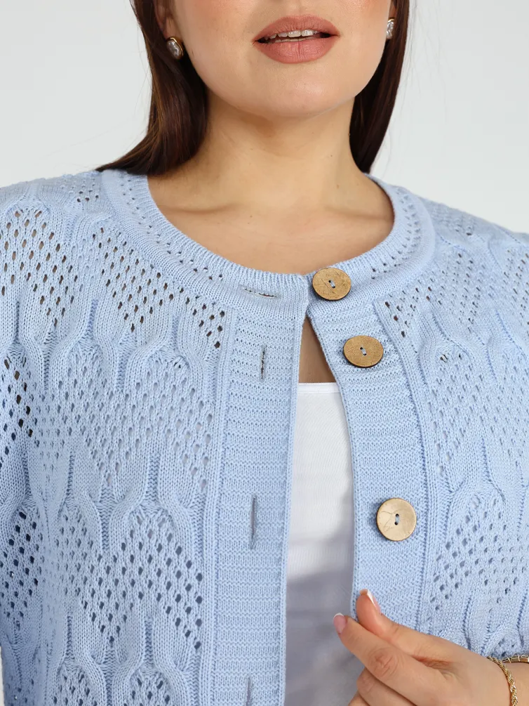 Sweter BONADI #2187 goluboj