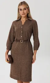 Dress Verita moda N-2419 korichnevyj