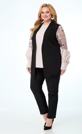 Жилет Anelli Laurel 1037 чёрный