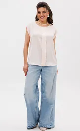 Блуза Anelli Laurel 1047 Облачно розовый