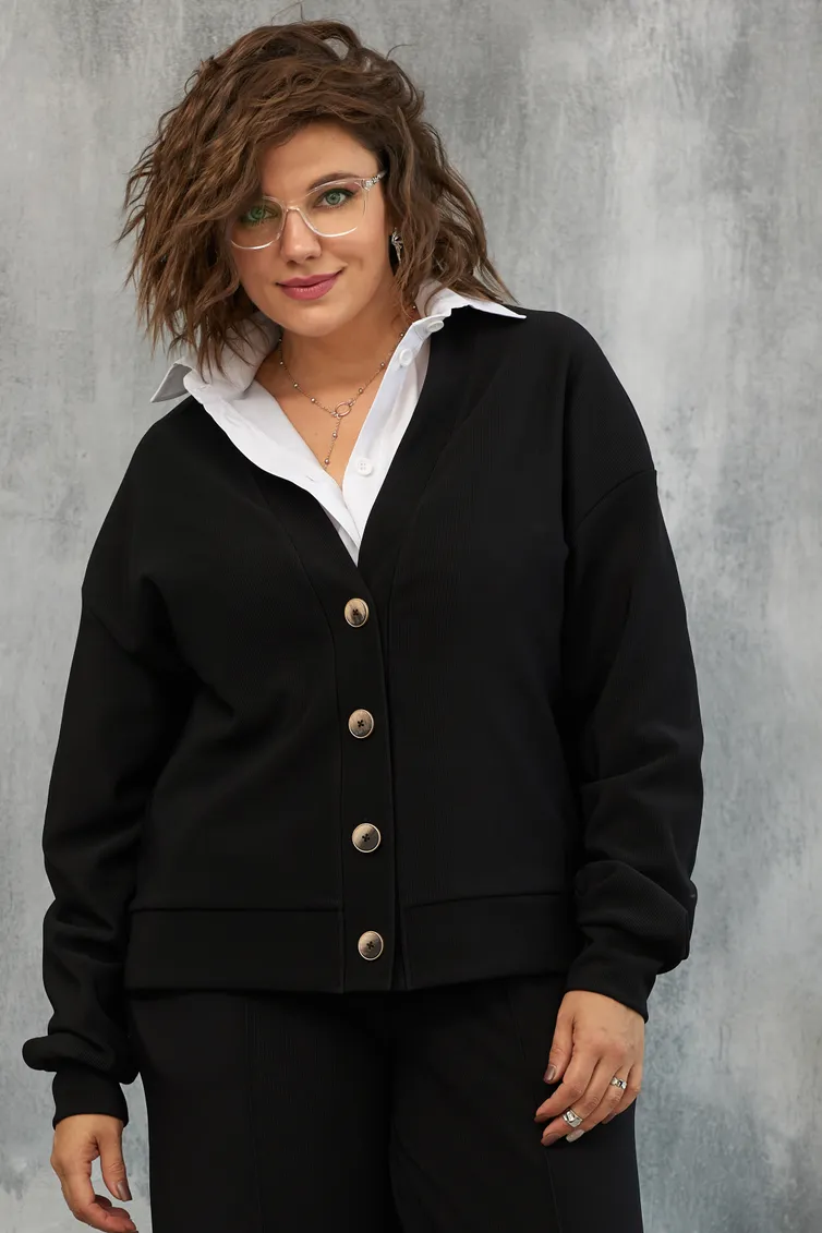 Кардиган BegiModa арт. 4106 чёрный
