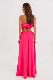Spodnie V&N fashion #1155_malinovyj