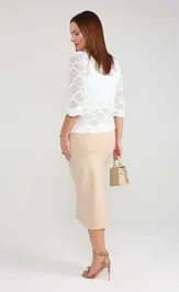 Sweter BONADI 2208 belyj