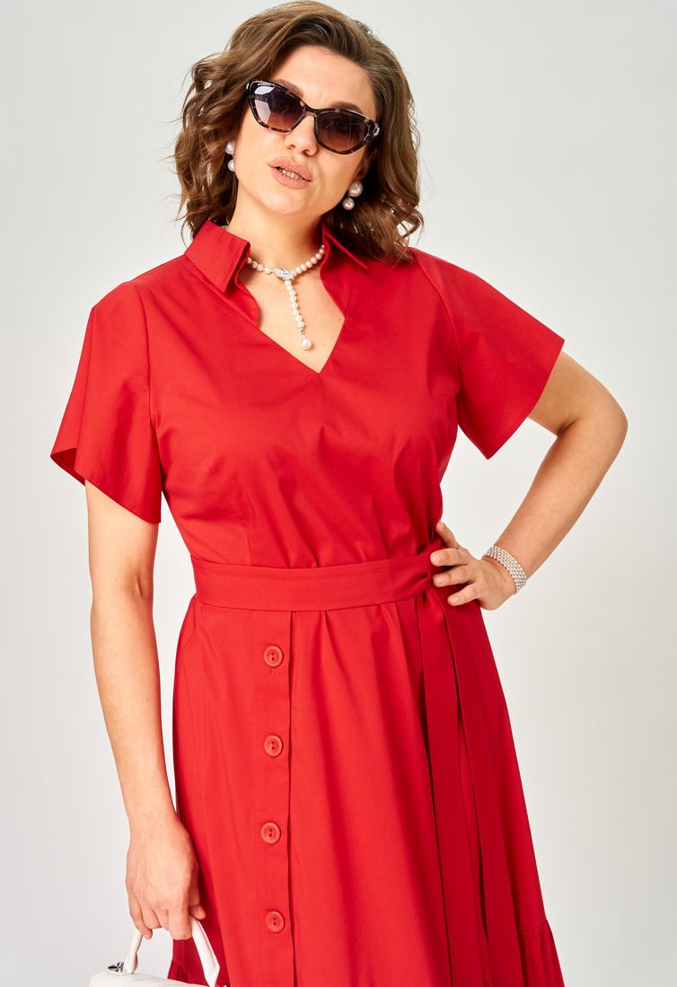 Платье EVA GRANT арт. 7325В красный