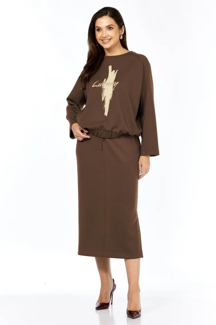 Костюм Milora арт. 1376 кофе с молоком