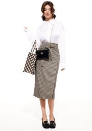 Skirt Elletto Life #2283 bezh
