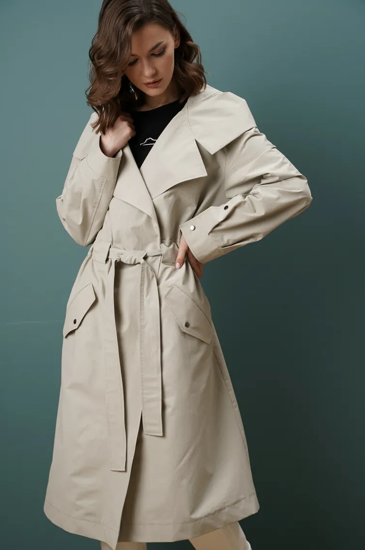 Raincoat Fantazia Mod #4182 sv.oliv