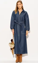 Dress LAIKONY L-594 temno-sinij