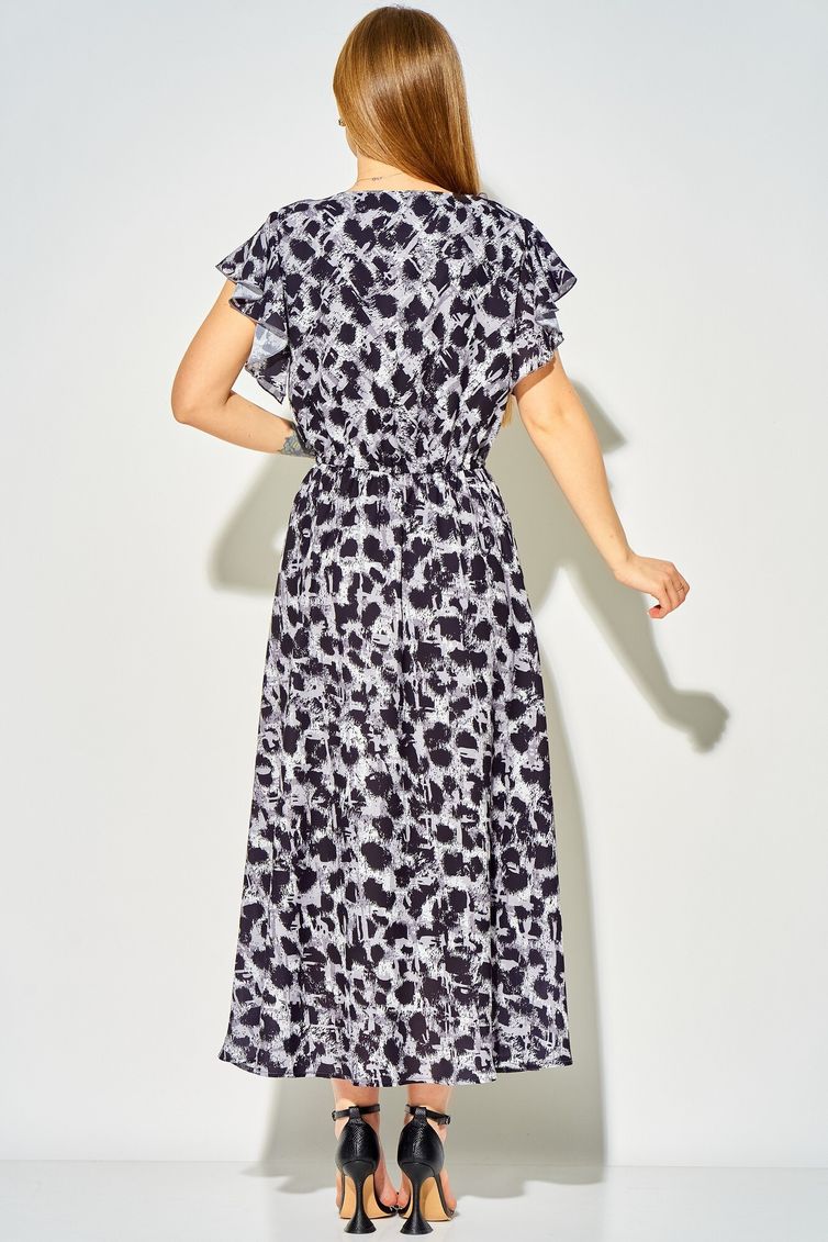 Dress LAIKONY #L-364 ottenki serogo