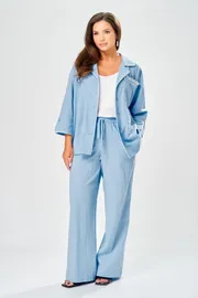 Suit Ava fashion #M-219 goluboj