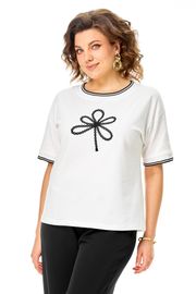 Блузки, туники Rumoda арт. 2261 молочный-черный